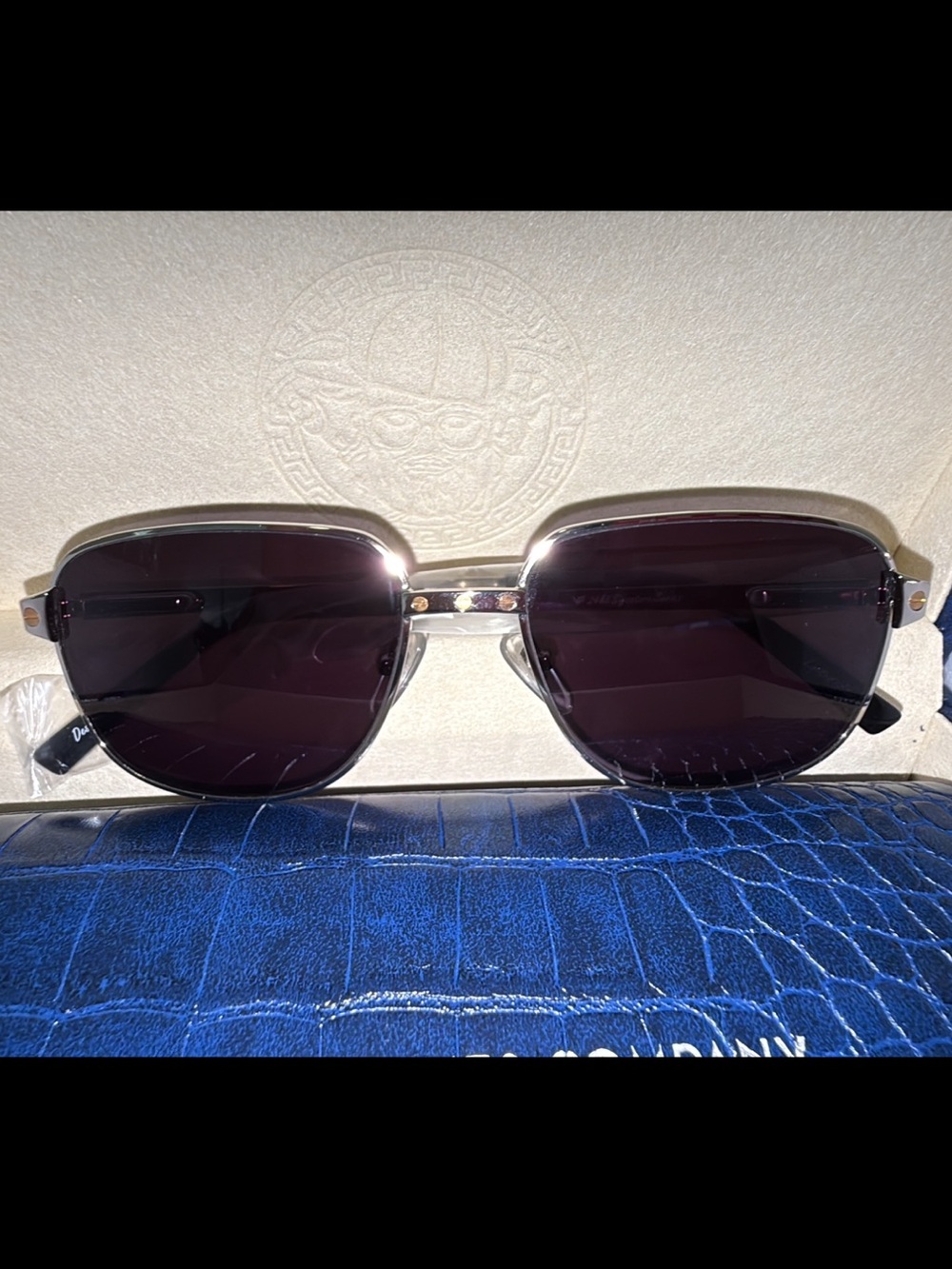 Vintage Frames Company SOUTH WEST LOVE COLLECTION 24KT TWO-TONE WHITE GOLD